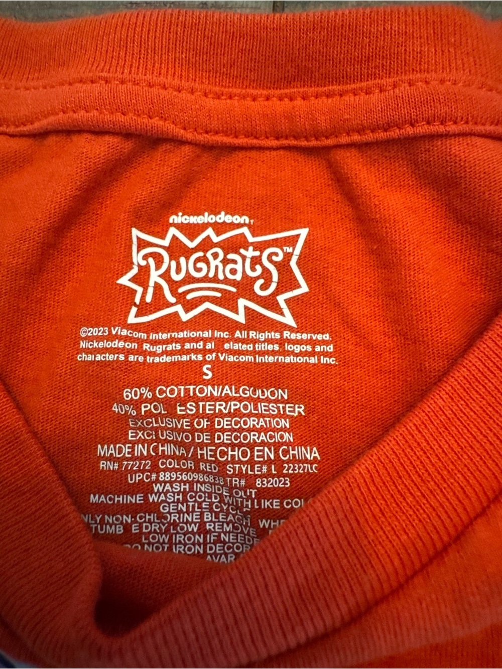 Rugrats Angelica Red 'I'm a Firecracker' Graphic Tee - Cartoon Star Design - Picture 3 of 4